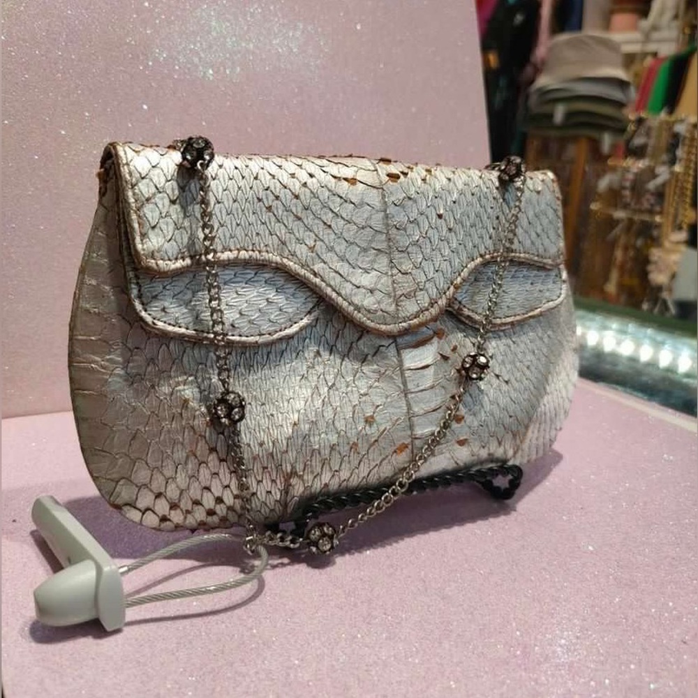 Vintage 60’s Python Mini Evening Bag - image 1